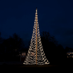 Flaggstångsbelysning Glimma 1520LED varmvit, 8 m