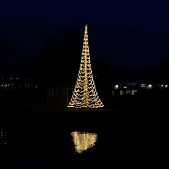 Flaggstångsbelysning Glimma 900/1200LED varmvit, 6m