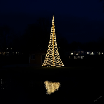 Flaggstångsbelysning Glimma DUOLED, 8 meter