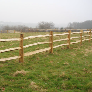 Hörnstolpe Farmfence kastanj 2m, 3 tapphål