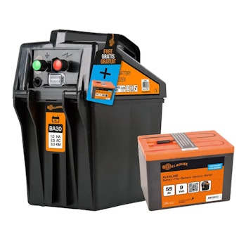 Stängselaggregat Gallagher BA30 + Gratis Batteri