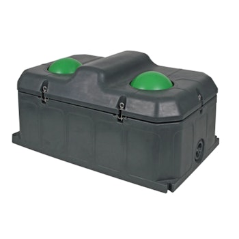 Drickeskar Frostfri 100l 2 Bollar