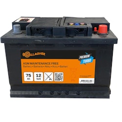 Batteri Gallagher Premium Turbo AGM 12V/75Ah