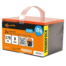 Duopack Gallagher Alkaline 2x 9V/175Ah