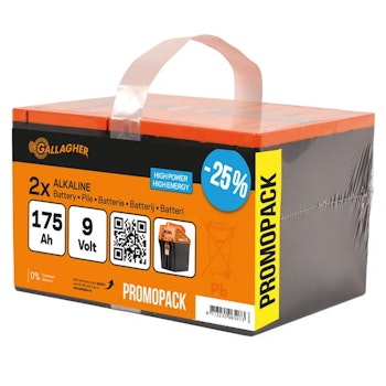 Duopack Gallagher Alkaline 2x 9V/175Ah