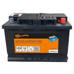 Blybatteri Gallagher Premium 12V/105Ah