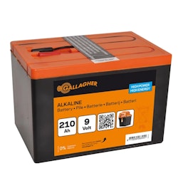 Batteripaket Gallagher Alkaline 9V/210Ah