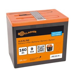 Batteripaket Gallagher Alkaline 9V/160Ah