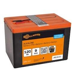 Batteripaket Gallagher Alkaline 9V/120Ah