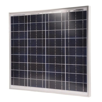 Solpanel Gallagher 50W med 10A regulator / exkl hållare