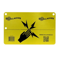 Varningsskylt Aluminium Gallagher EU