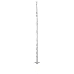 Plaststolpe Varg Gallagher 155cm Vit, 10-pack