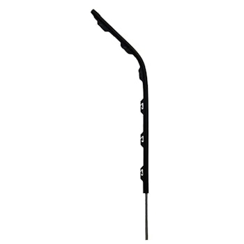 Vinklad damm-/trädgårdsstolpe Gallagher Svart 50cm, 5-pack