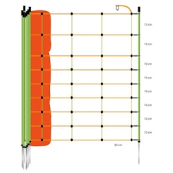 Fårnät Enkelspets Kombi Gallagher 90cm, 50m