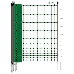 Fjäderfänät Dubbelspets Gallagher Grön 112cm, 50m