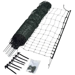 Fjäderfänät Enkelspets Gallagher Grön 112cm, 25m