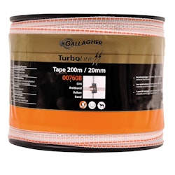 Elband Gallagher TurboLine 20mm vit, 200m