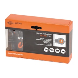 Ringisolator Gallagher XDI för stålstolpe, 10-pack