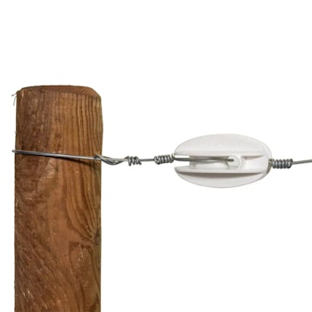 Hörnisolator Gallagher förstärkt Vit, 5-pack