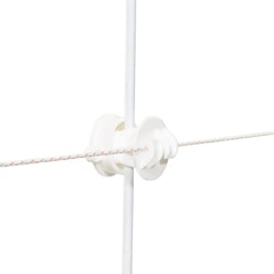 Tilläggsisolator Gallagher vit ø6-14mm, 10-pack