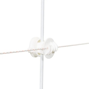 Tilläggsisolator Gallagher vit ø6-14mm, 10-pack
