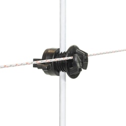 Tilläggsisolator Gallagher svart ø4-10mm, 250-pack