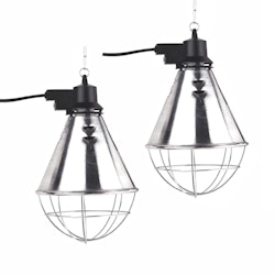 Strålvärmelampa med sparenergikontakt, 2-pack
