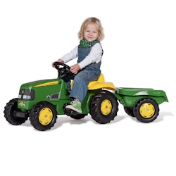 RollyKid Tramptraktor - John Deere med Släp