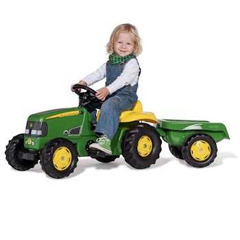 RollyKid Tramptraktor - John Deere med Släp