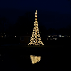 Flaggstångsbelysning Glimma 2000/4000LED varmvit, 10 m