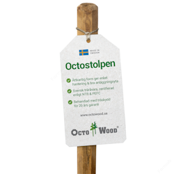 Stängselstolpe Octowood, flera storlekar