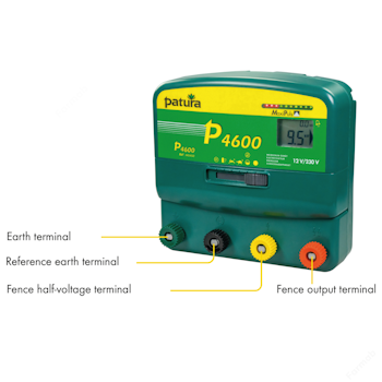 Stängselaggregat Patura P 4600 MaxiPuls, 12V/230V