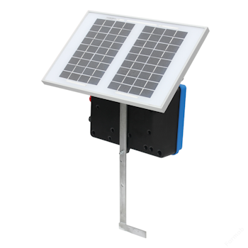 Solcellpanel 8W till Foga stängselaggregat inkl jordspett hållare
