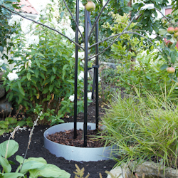 KEBAflexi-garden trädstöd 1800 mm – 1-stolpe svart