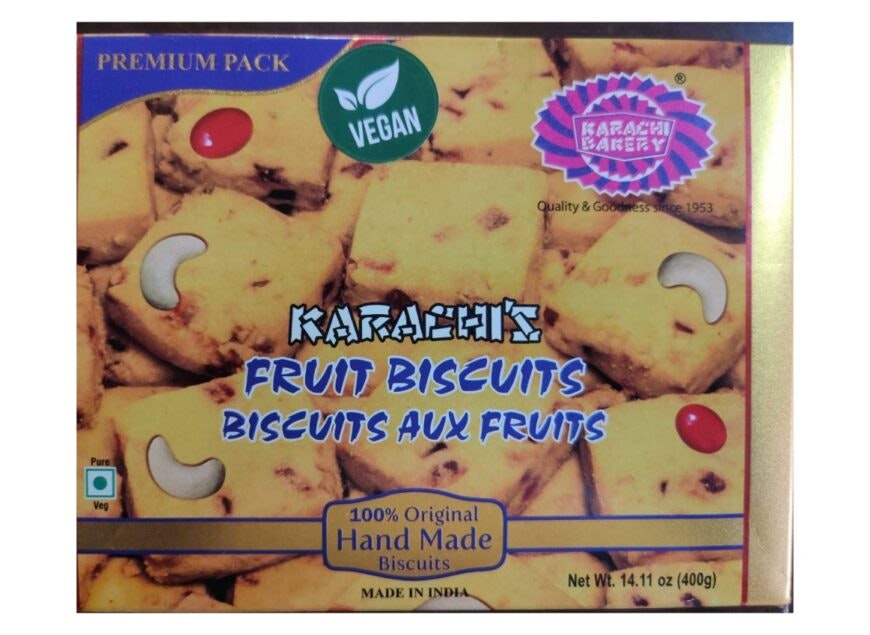 Karachi Bakery Fruit Biscuits (Vegan) 400g
