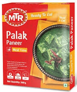 RTE Palak Paneer (MTR) 300g