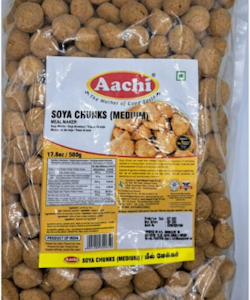 Soya Chunks Medium (Aachi) - 500g