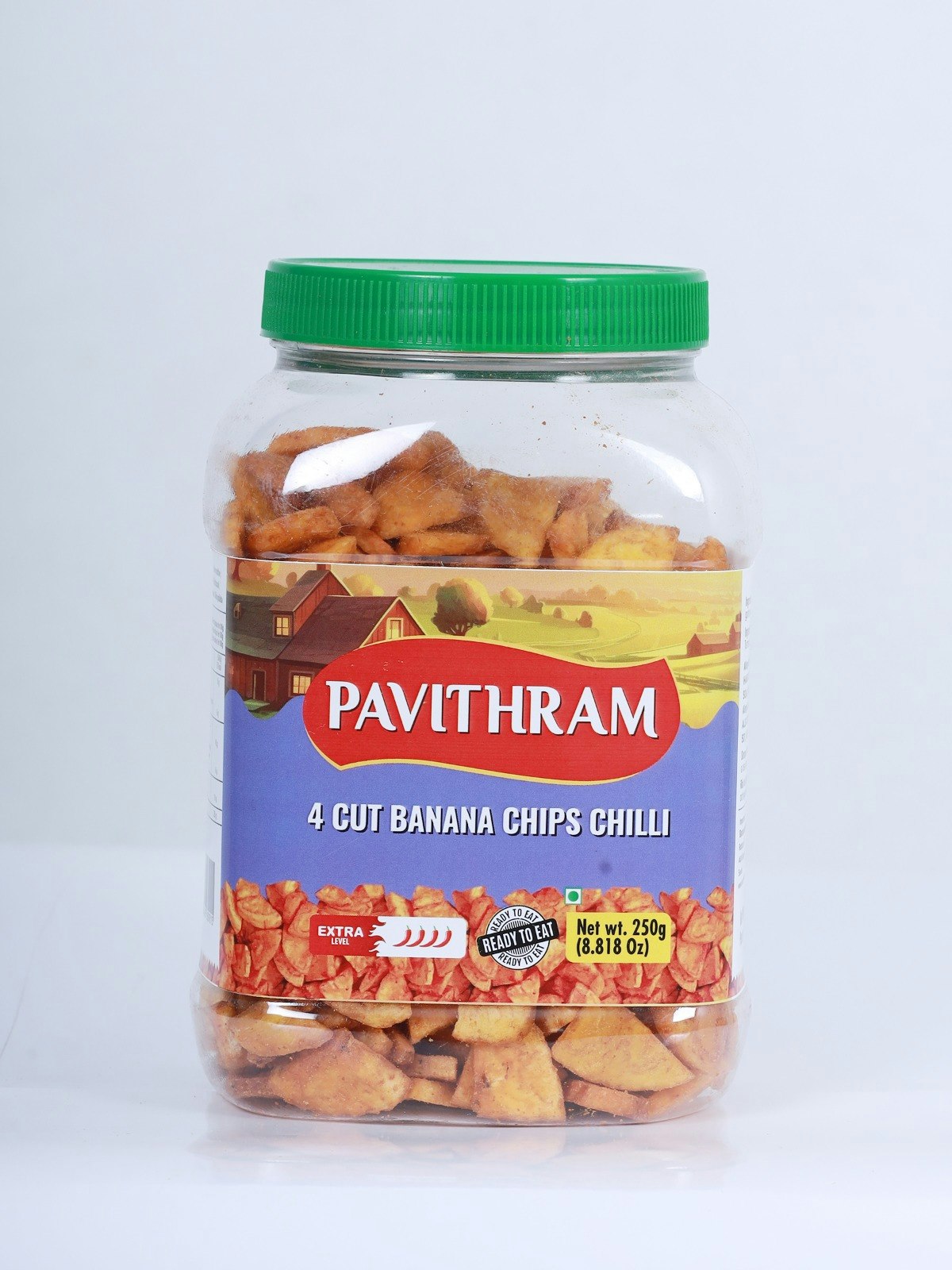 4 Cut Banana Chilly Chips (Pavithram)