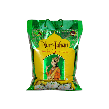 Nurjahan Long Grain Basmati Rice (India Gate) 5kg