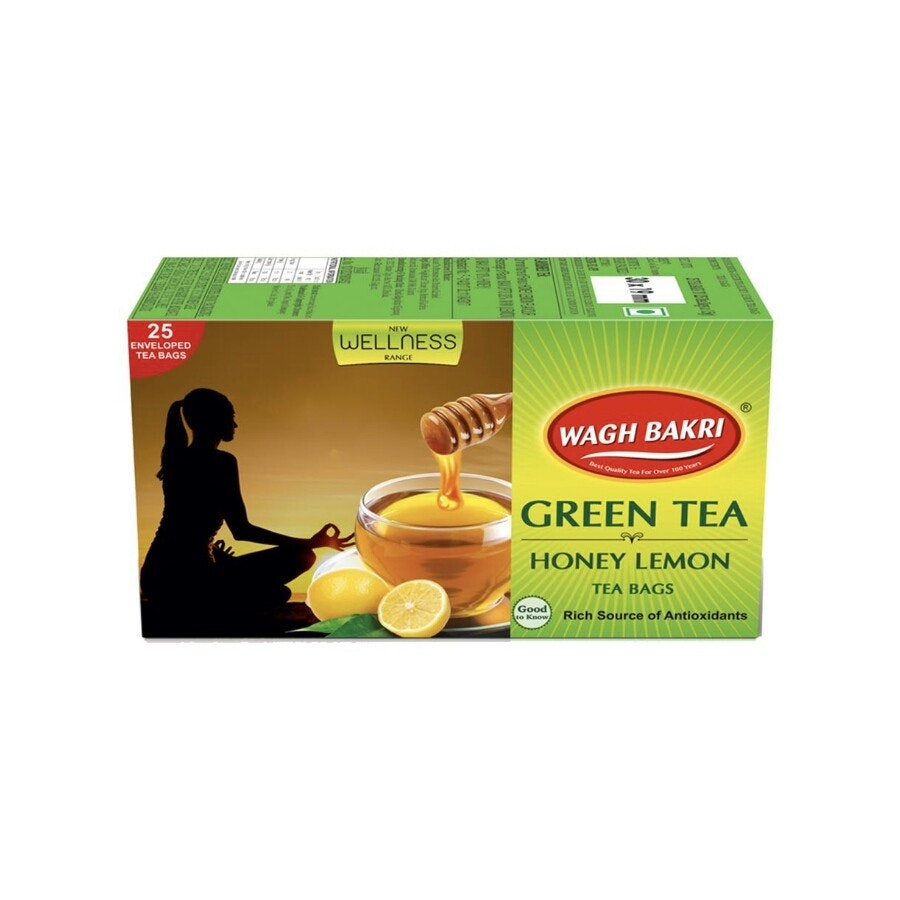 Green Tea (Honey Lemon) 37.5g (Wagh Bakri)
