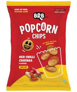 Popcorn Chips Red Chilli Chataka Flavour 48g (BRB)