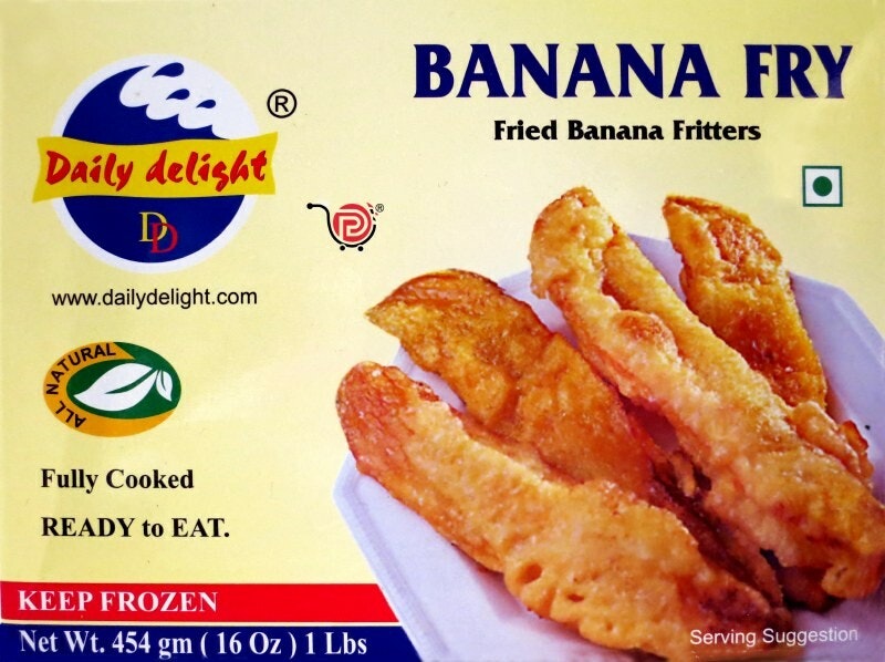 Frozen Daily Delight Banana Fry (Fritters) 454g