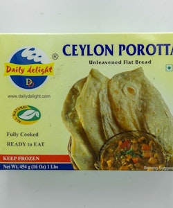 Frozen Daily Delight Ceylon Parotta (Paratha) 454g