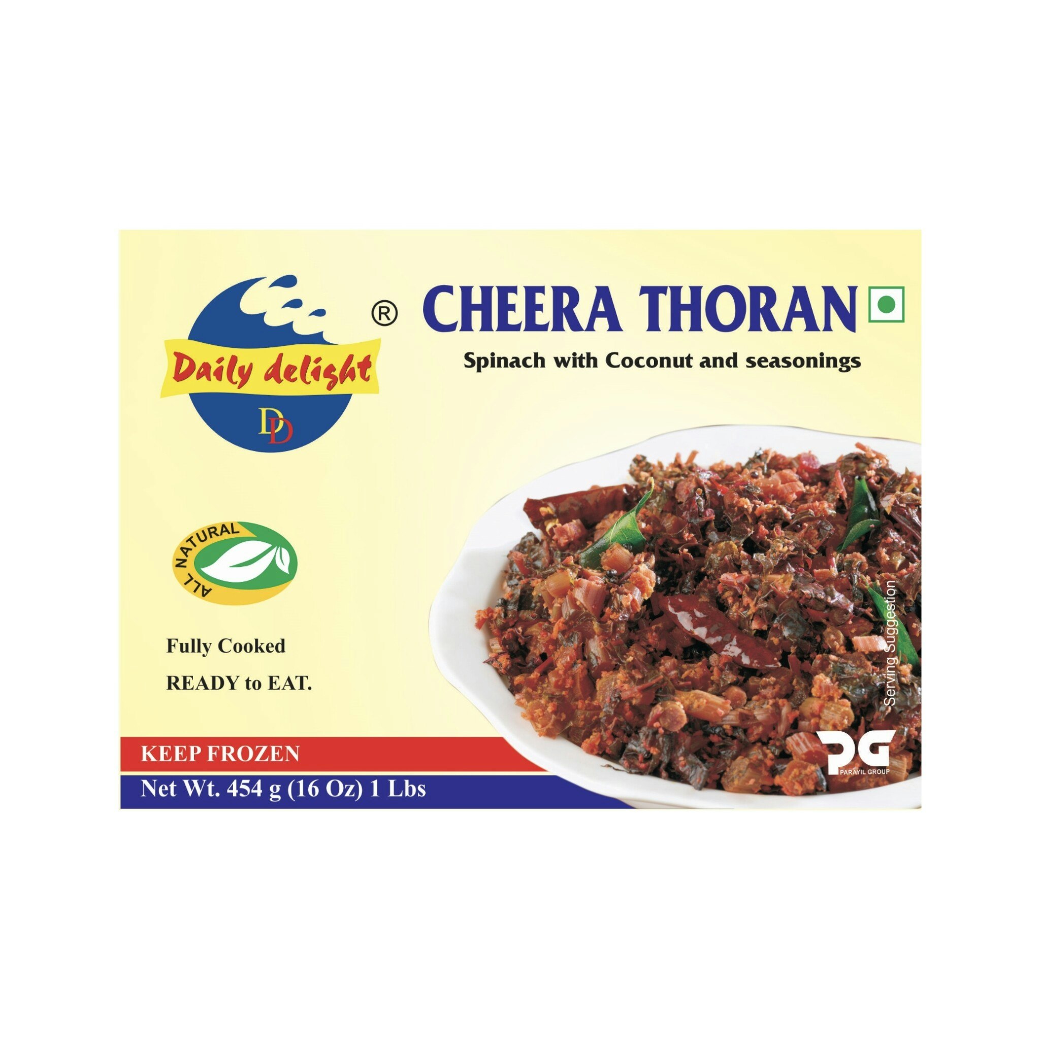 Frozen Daily Delight Cheera Thoran 454g