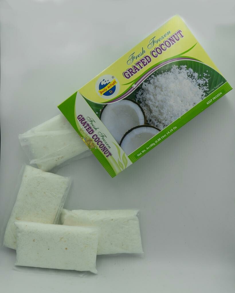 Frozen Daily Delight Grated Coconut Box (4 * 100g) 400g