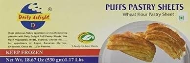Frozen Daily Delight Puffs Pastry Sheets 530g