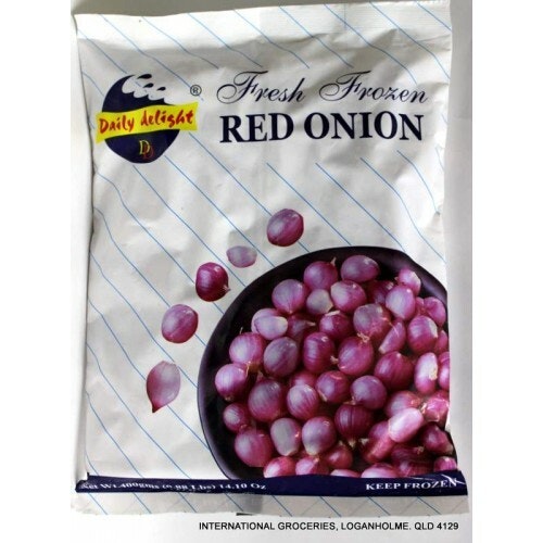 Frozen Daily Delight Red Onion Small 400g