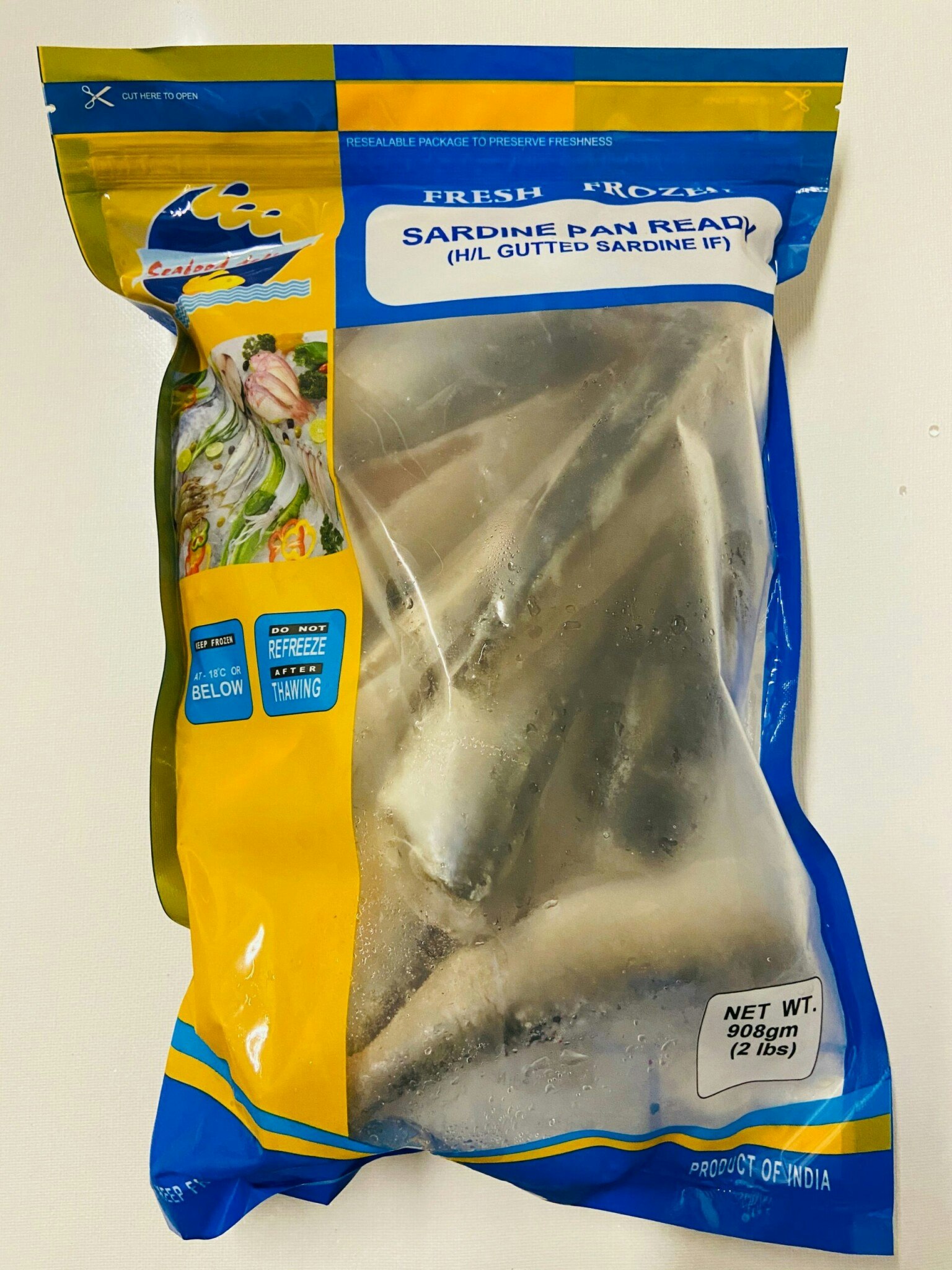 Frozen Daily Delight Sardine/Mathi/Chaala/Kavvalu Cleaned 650g