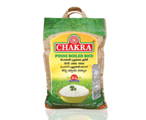 Ponni Boiled Rice (Chakra) 2Kg,5kg