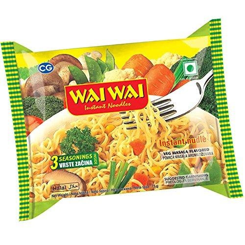 Instant Vegetable Flavoured Noodles 75g (Wai Wai)